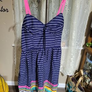 (2274) Mossimo supply co. XXL Summer Dress. Multi stripes